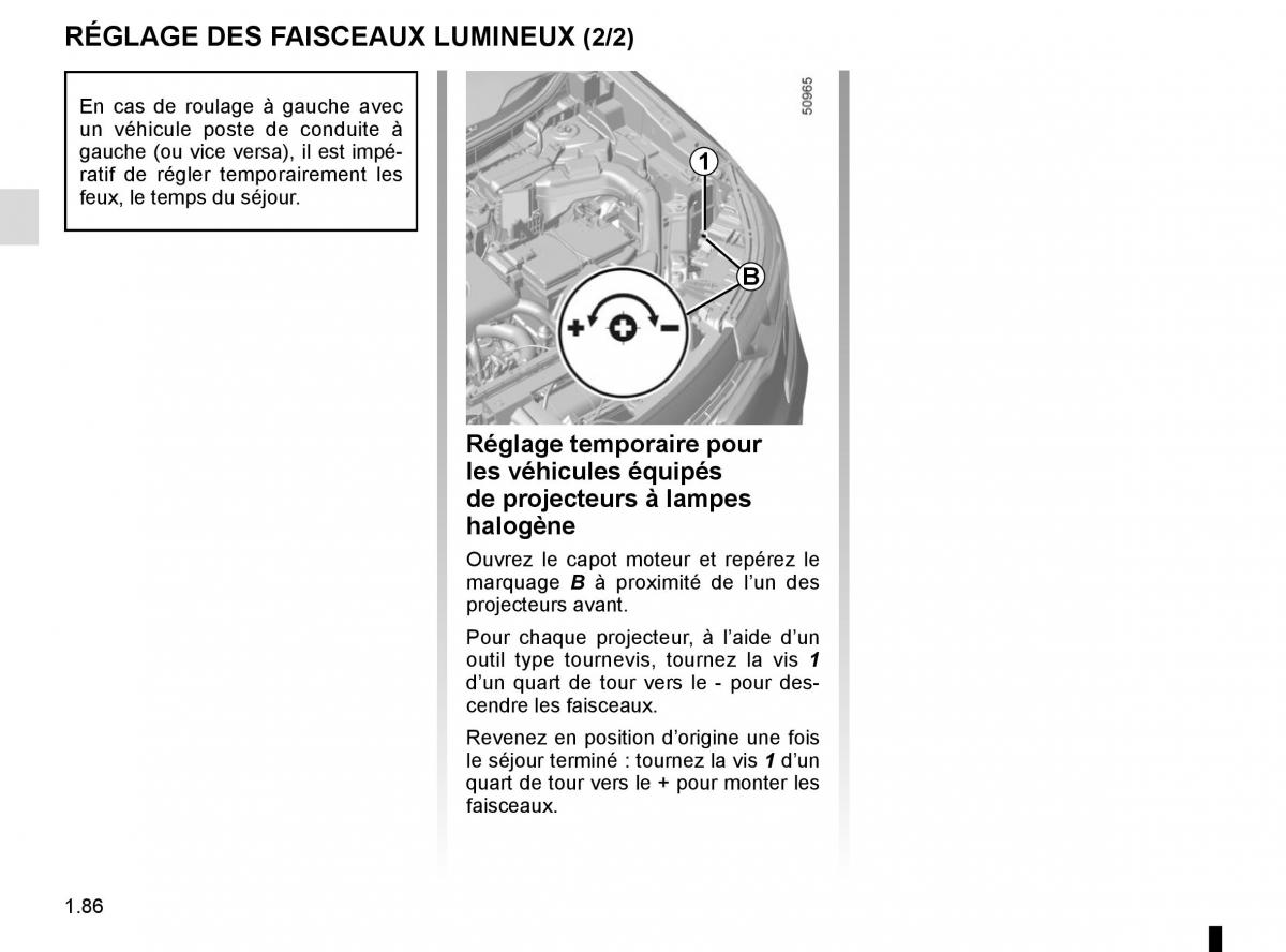 Renault Koleos II 2 manuel du proprietaire / page 92