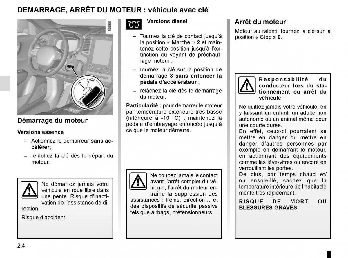 Renault Koleos II 2 manuel du proprietaire / page 108