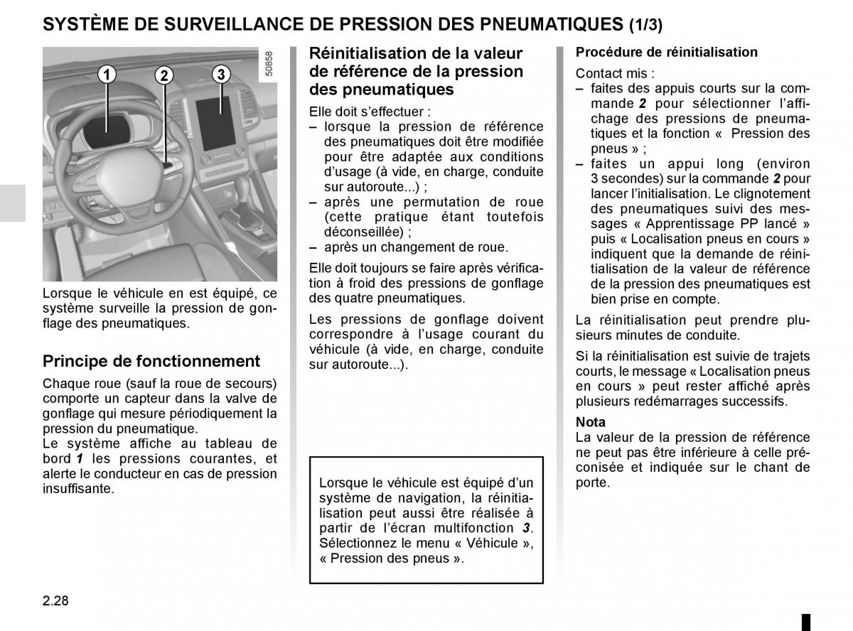 Renault Koleos II 2 manuel du proprietaire / page 132