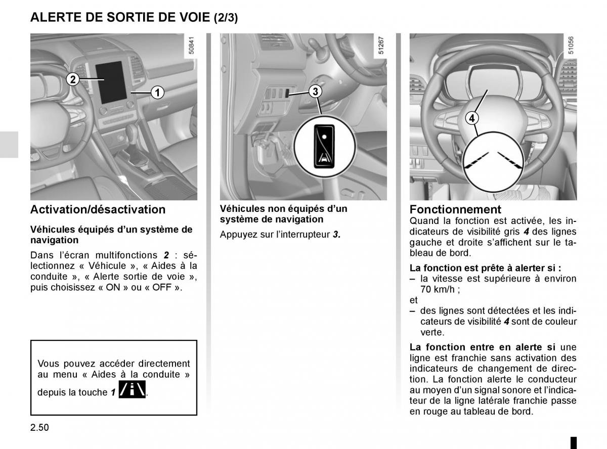 Renault Koleos II 2 manuel du proprietaire / page 154