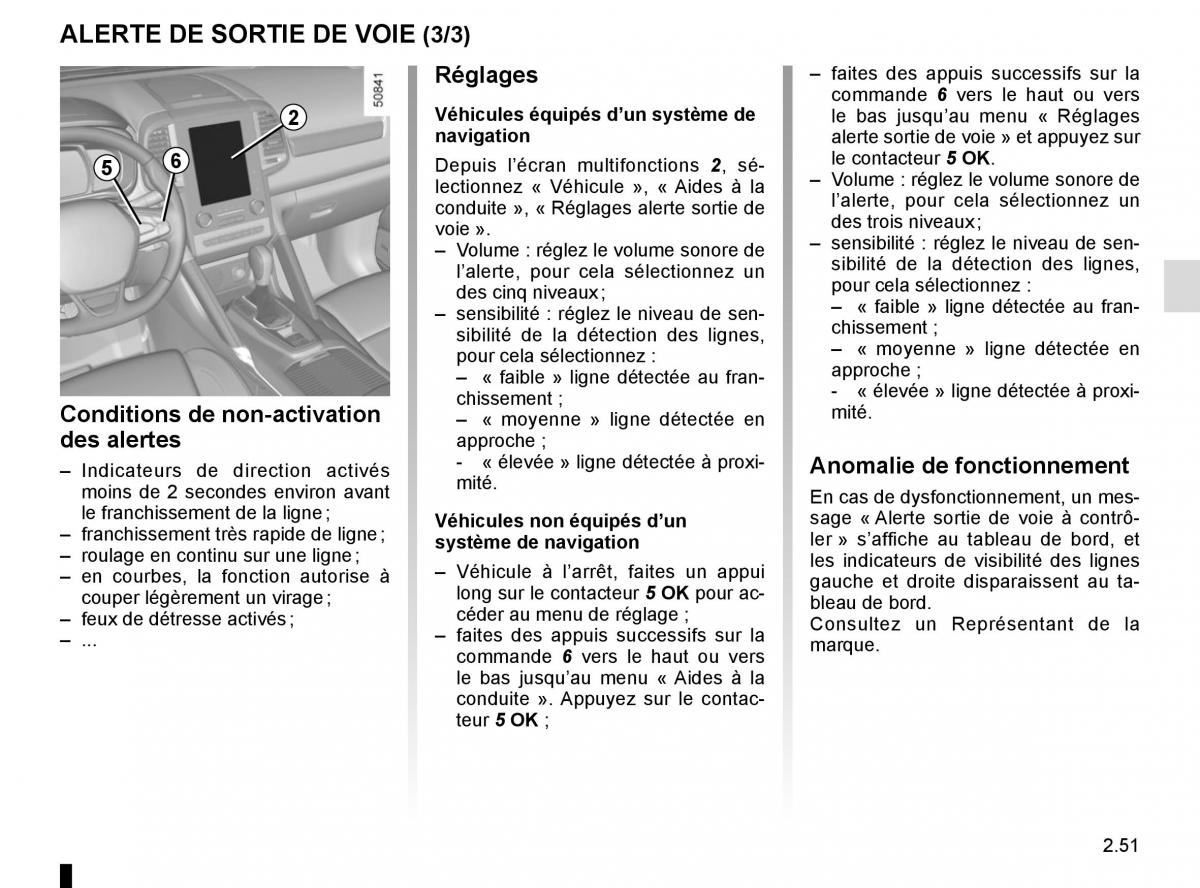 Renault Koleos II 2 manuel du proprietaire / page 155