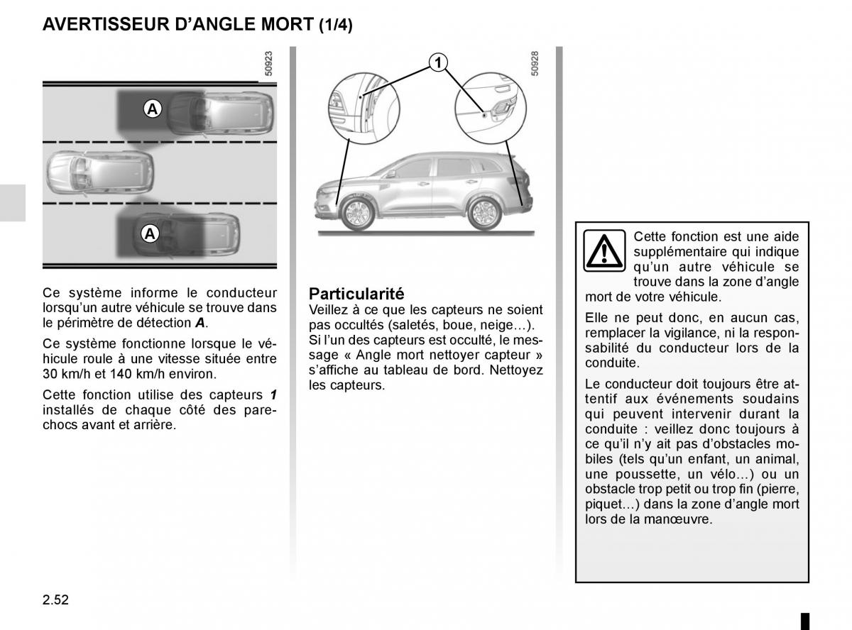 Renault Koleos II 2 manuel du proprietaire / page 156