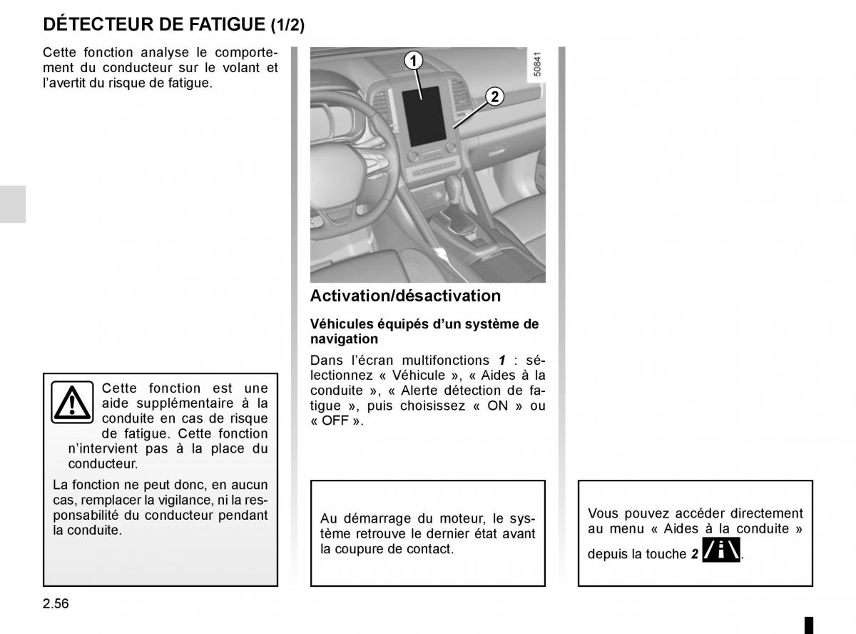 Renault Koleos II 2 manuel du proprietaire / page 160