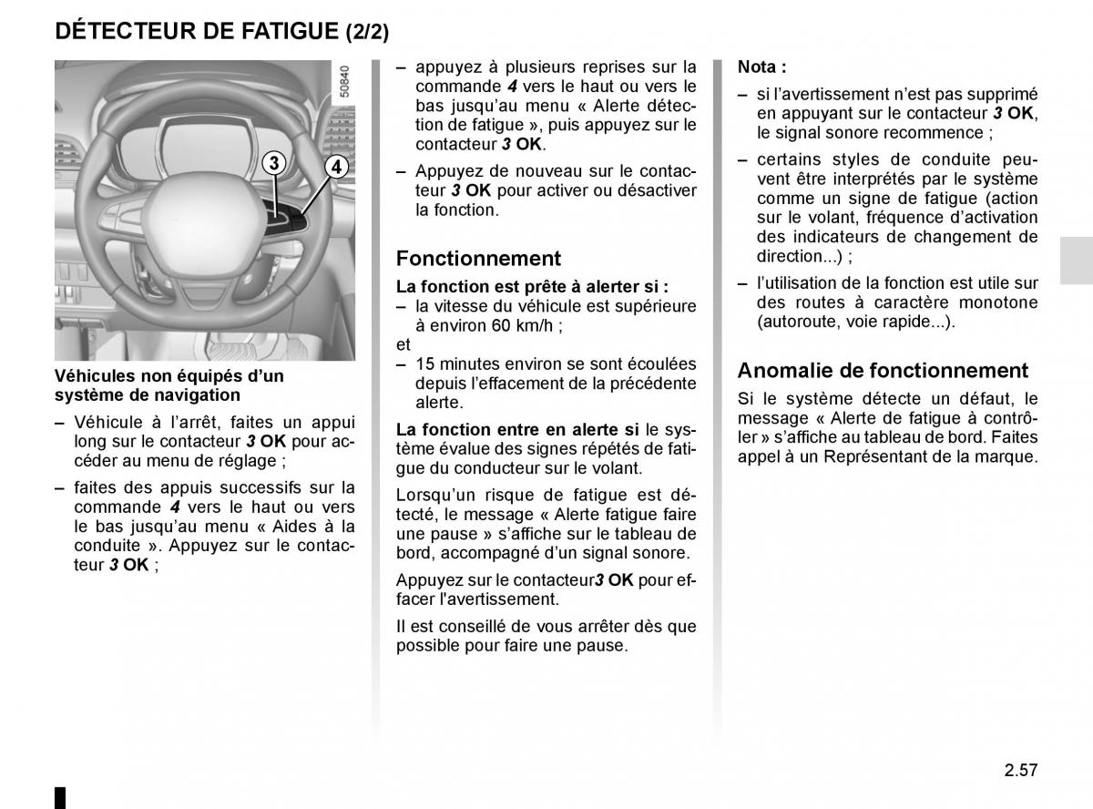 Renault Koleos II 2 manuel du proprietaire / page 161