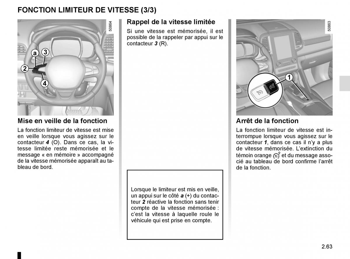 Renault Koleos II 2 manuel du proprietaire / page 167