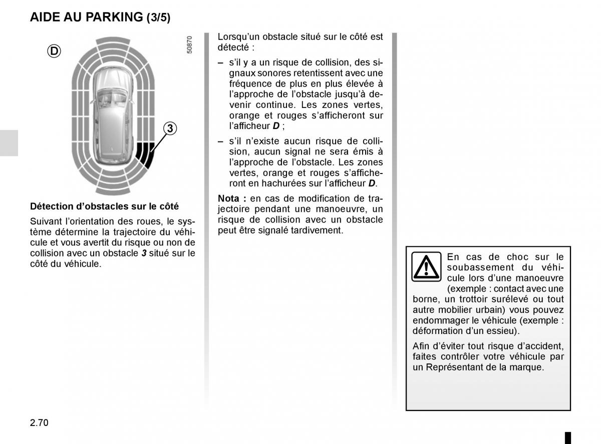 Renault Koleos II 2 manuel du proprietaire / page 174