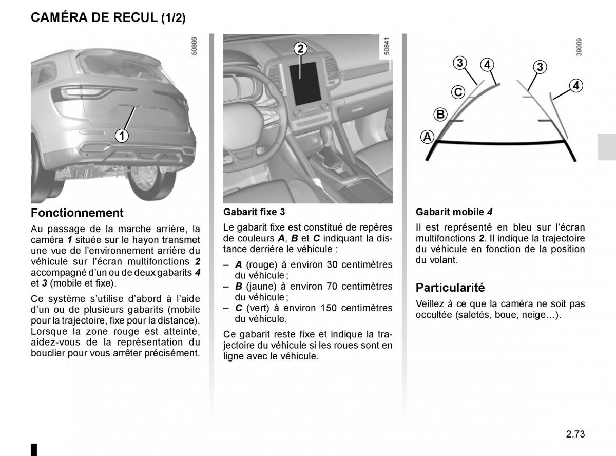 Renault Koleos II 2 manuel du proprietaire / page 177