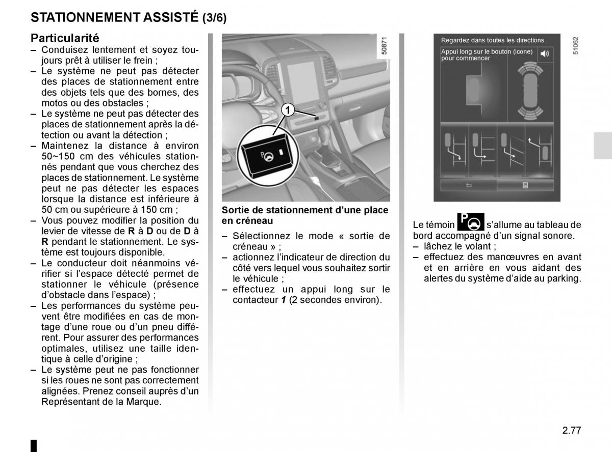 Renault Koleos II 2 manuel du proprietaire / page 181