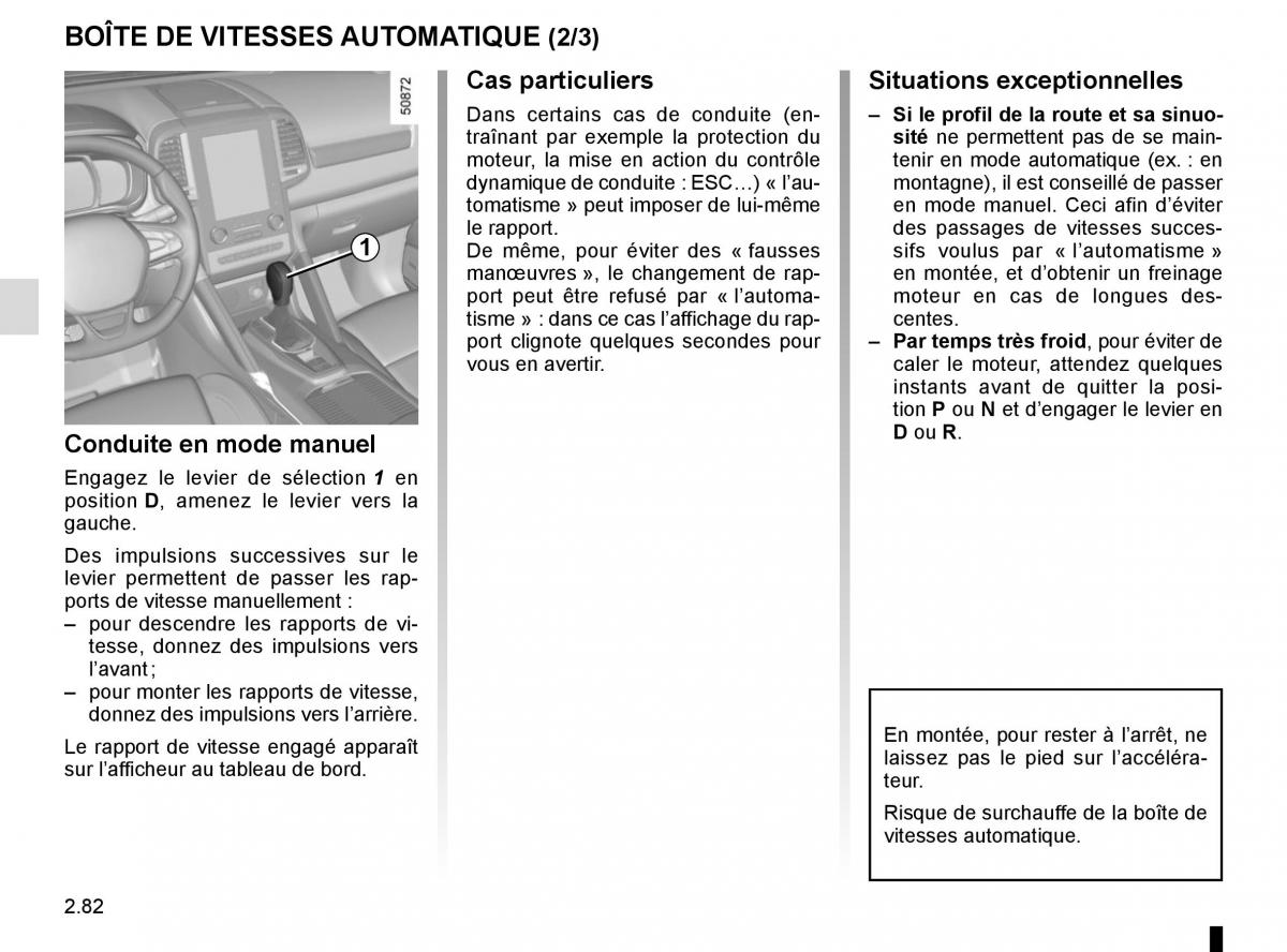 Renault Koleos II 2 manuel du proprietaire / page 186