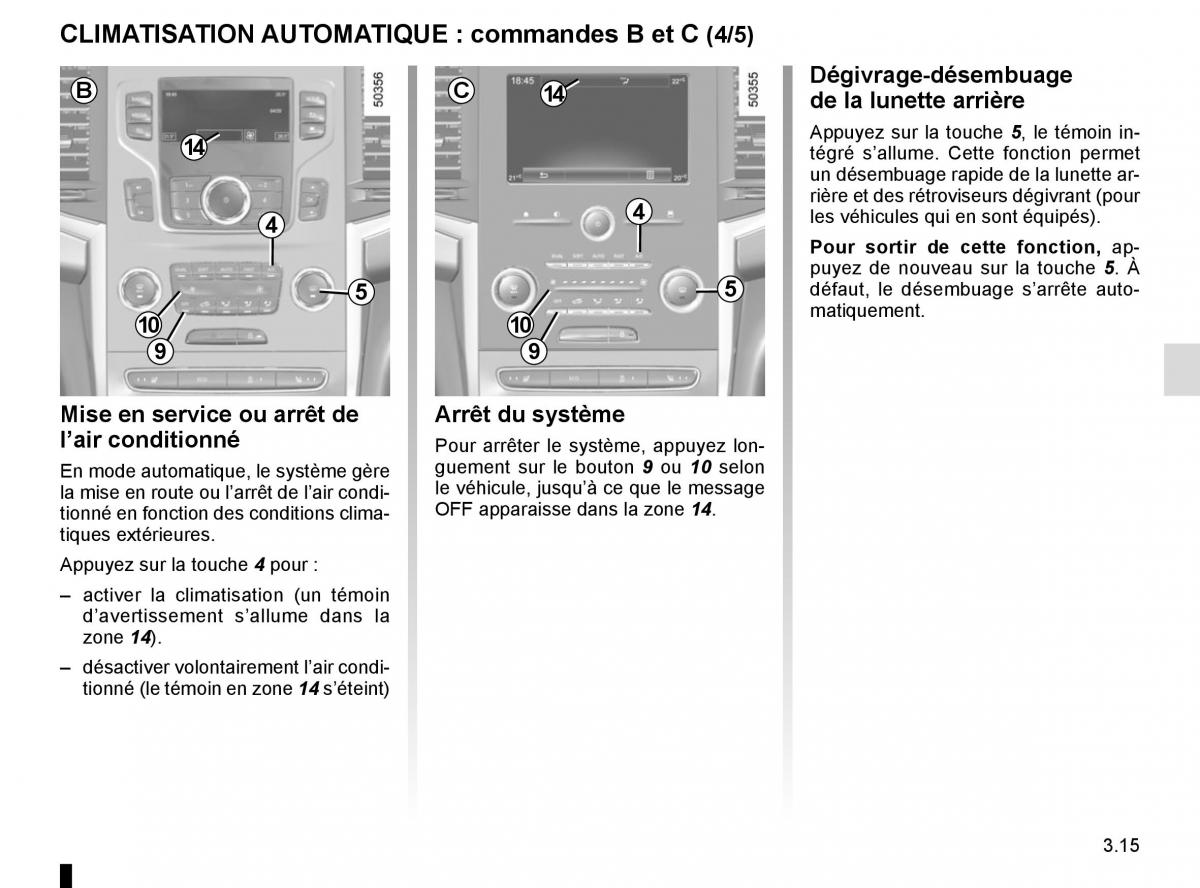 Renault Koleos II 2 manuel du proprietaire / page 203