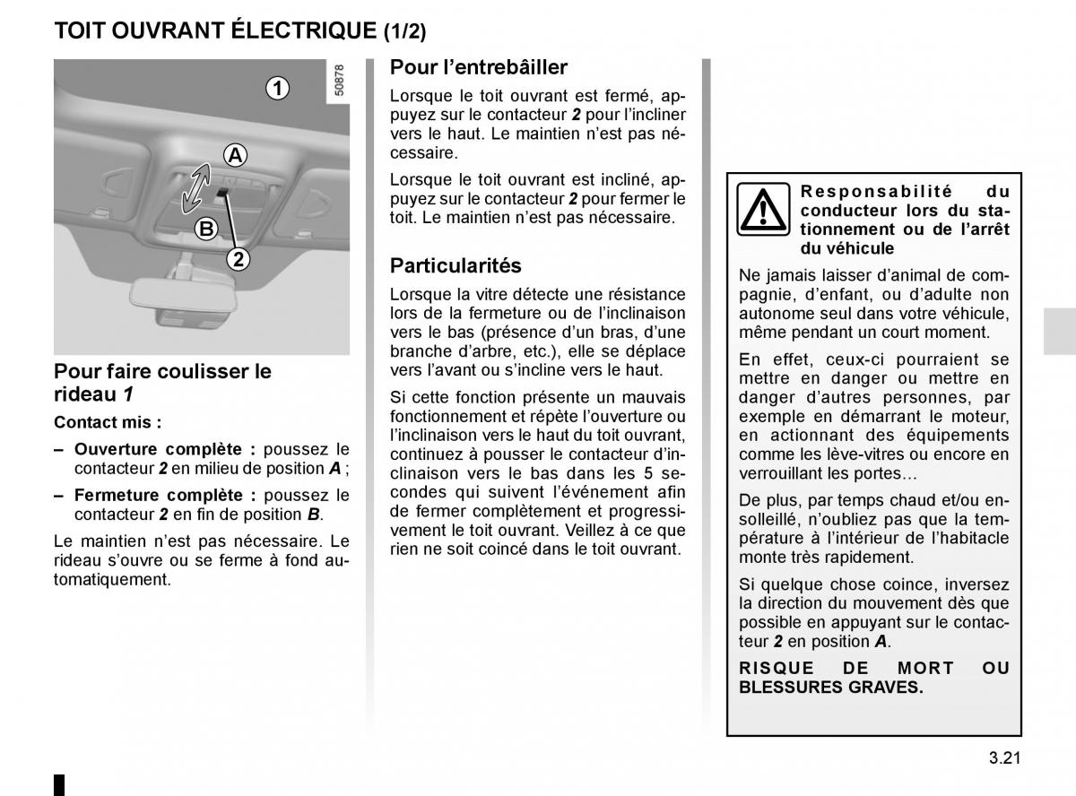 Renault Koleos II 2 manuel du proprietaire / page 209