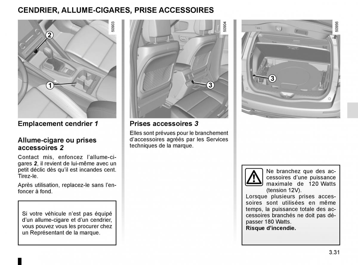 Renault Koleos II 2 manuel du proprietaire / page 219