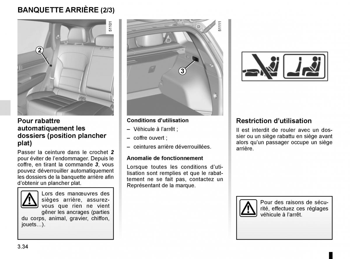 Renault Koleos II 2 manuel du proprietaire / page 222