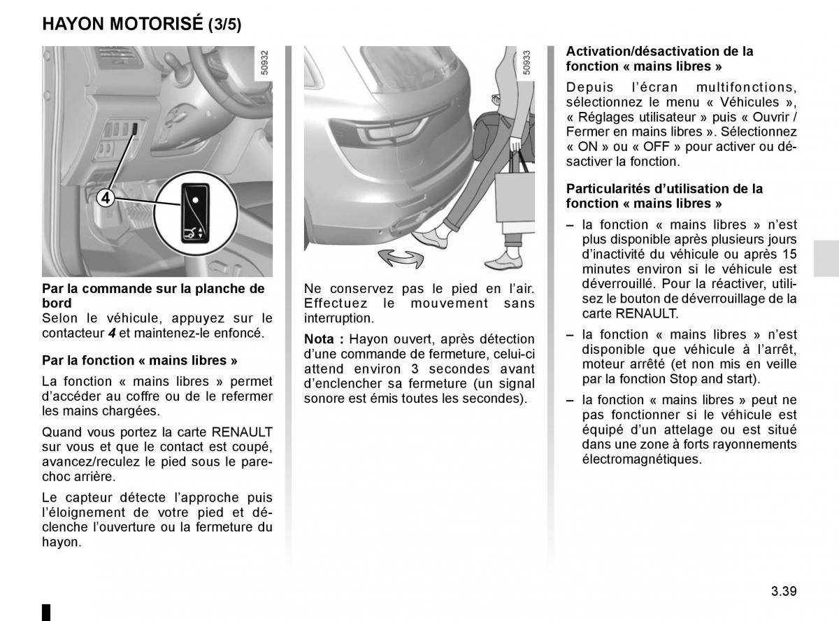 Renault Koleos II 2 manuel du proprietaire / page 227