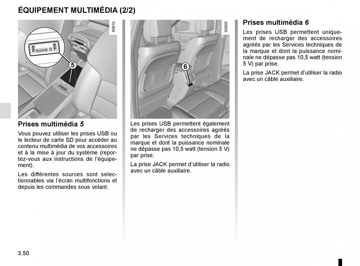 Renault Koleos II 2 manuel du proprietaire / page 238