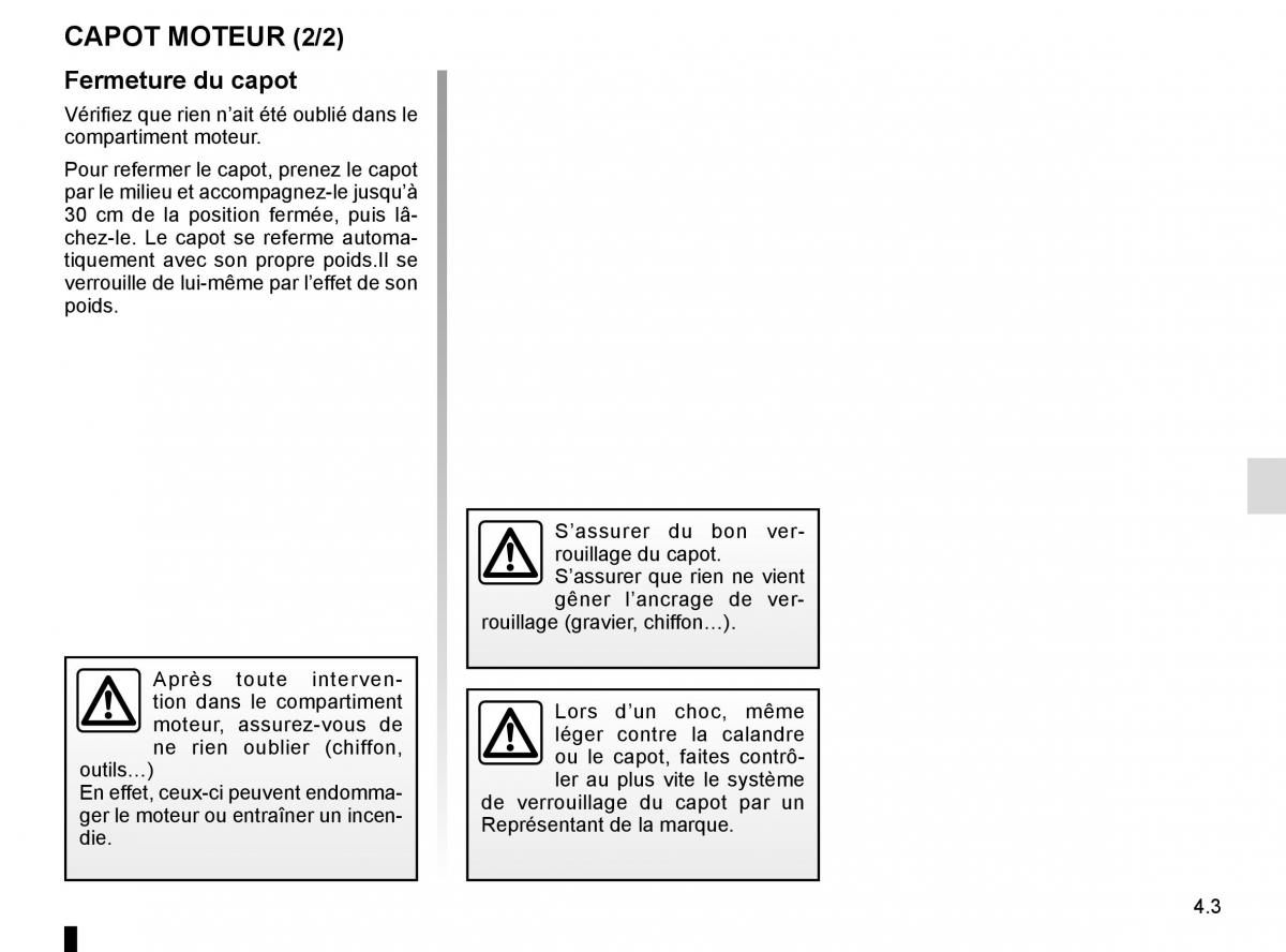 Renault Koleos II 2 manuel du proprietaire / page 241