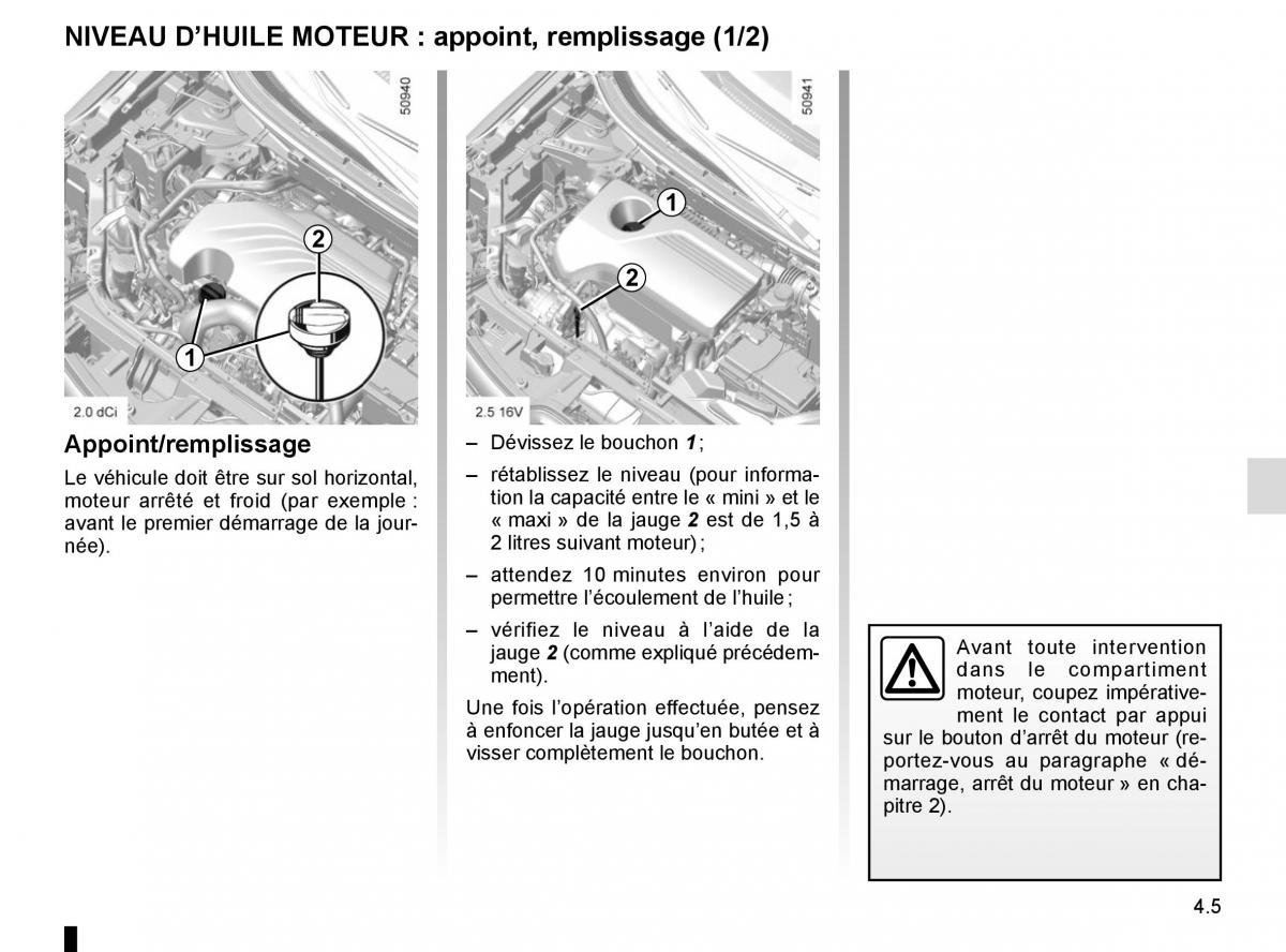 Renault Koleos II 2 manuel du proprietaire / page 243