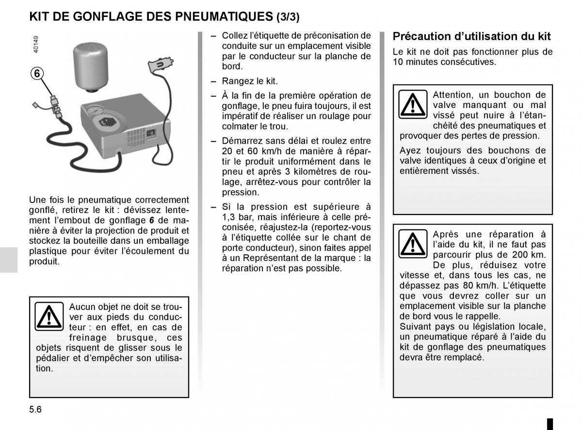 Renault Koleos II 2 manuel du proprietaire / page 262