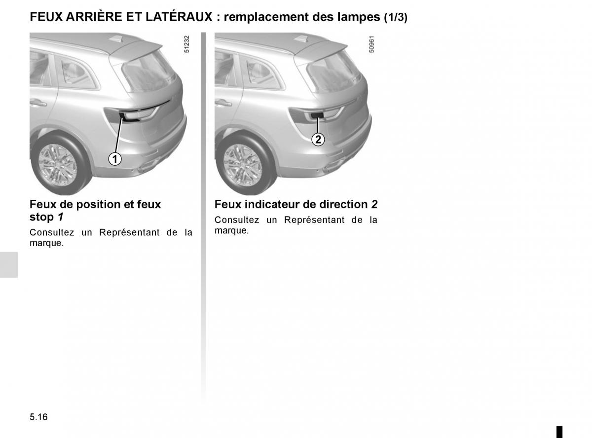 Renault Koleos II 2 manuel du proprietaire / page 272