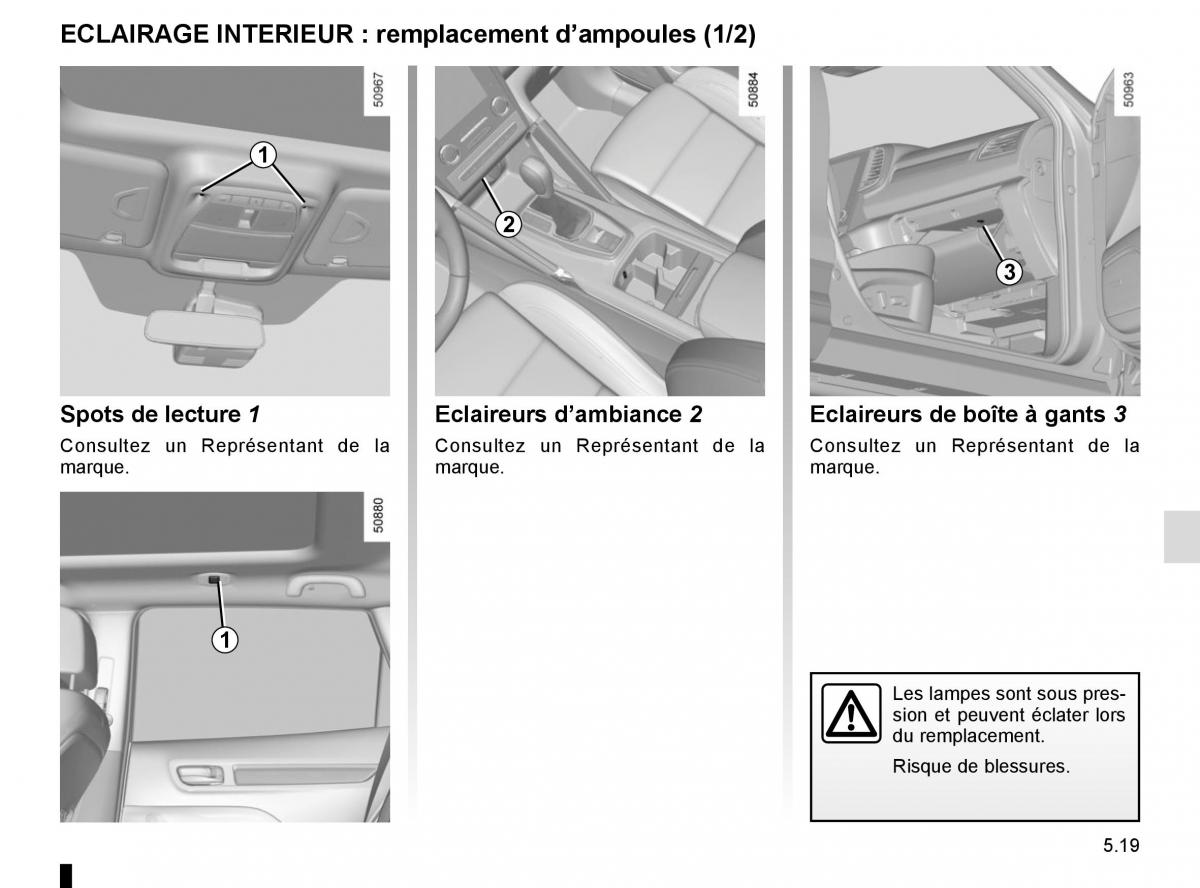 Renault Koleos II 2 manuel du proprietaire / page 275