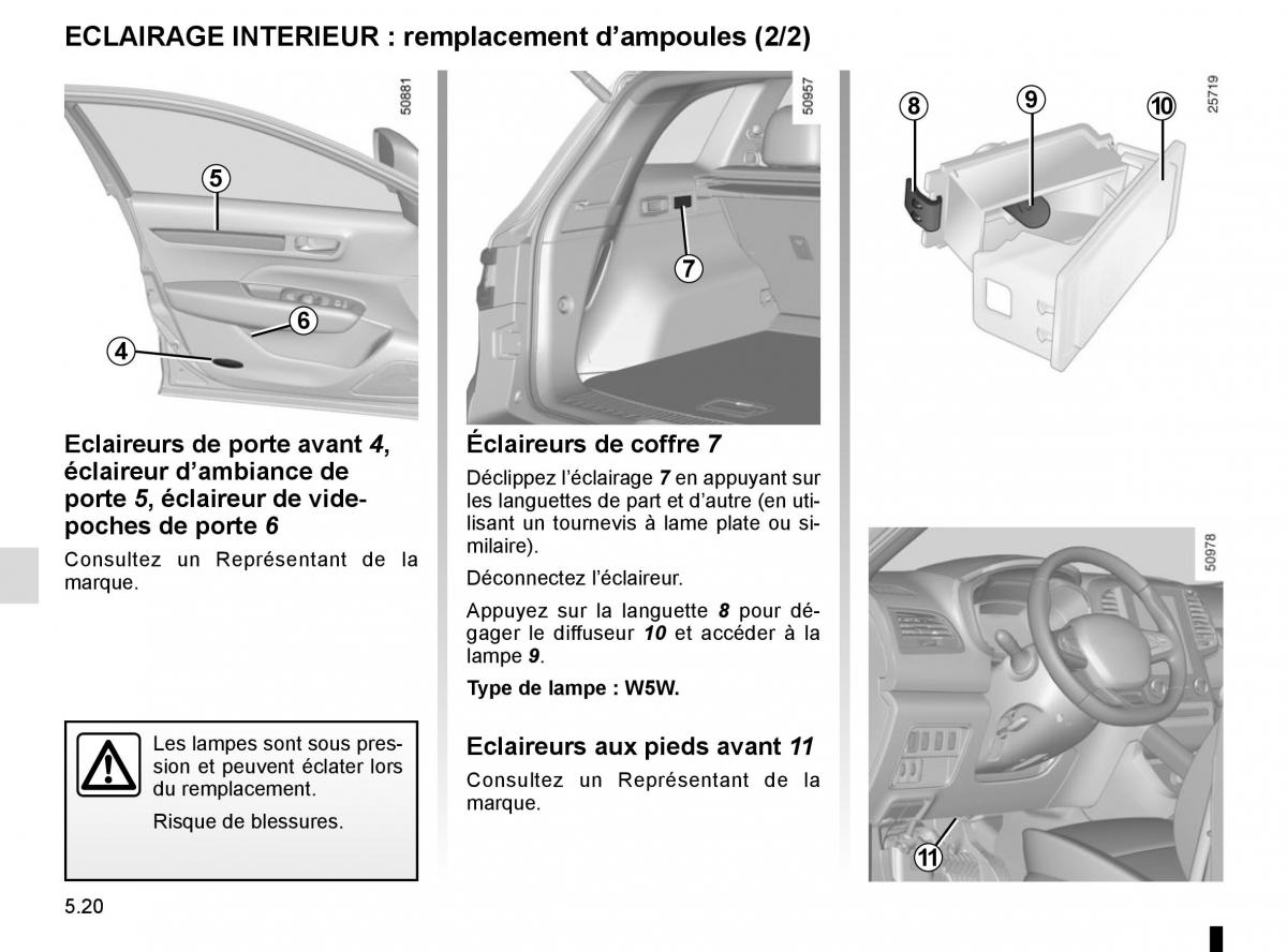 Renault Koleos II 2 manuel du proprietaire / page 276