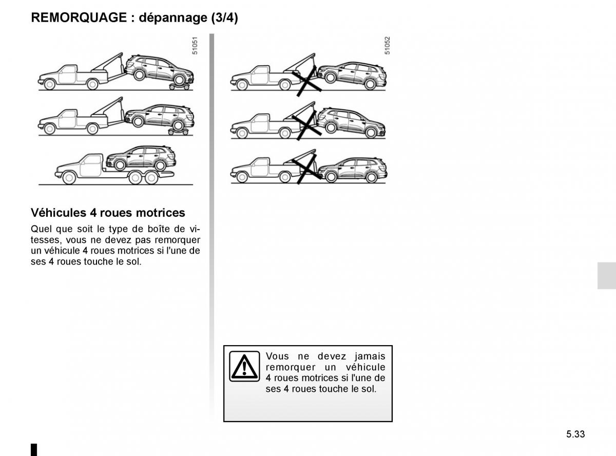 Renault Koleos II 2 manuel du proprietaire / page 289