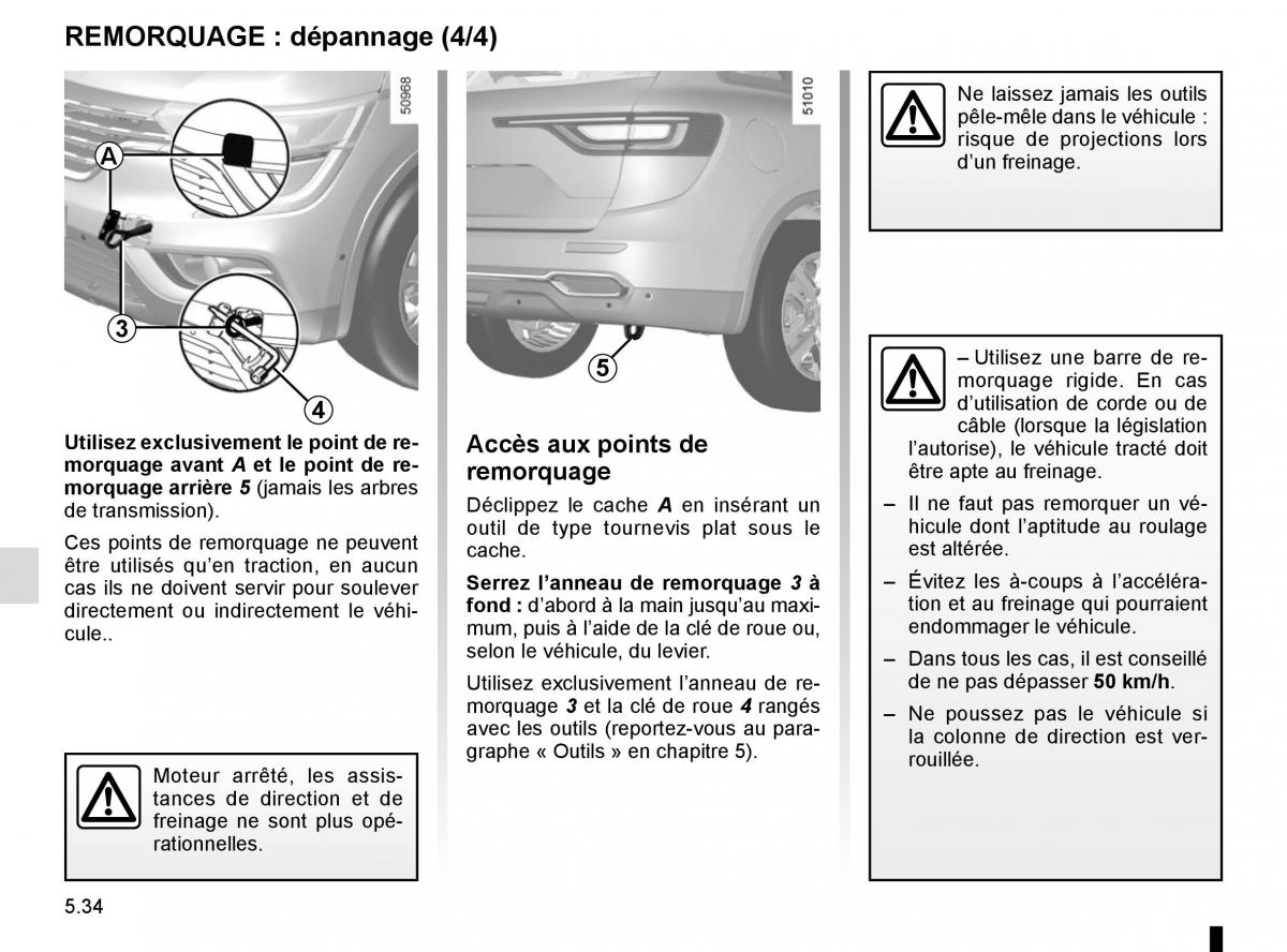 Renault Koleos II 2 manuel du proprietaire / page 290