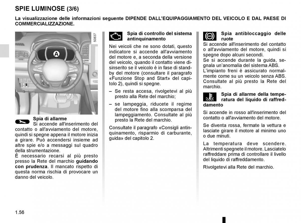 Bedienungsanleitung Renault Koleos II 2 manuale del proprietario / page 62