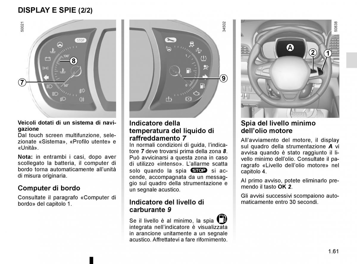 Bedienungsanleitung Renault Koleos II 2 manuale del proprietario / page 67