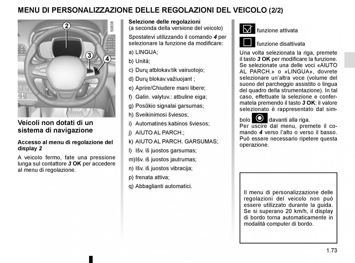 Bedienungsanleitung Renault Koleos II 2 manuale del proprietario / page 79