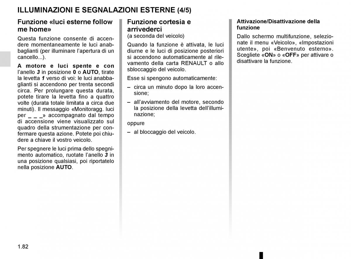 Bedienungsanleitung Renault Koleos II 2 manuale del proprietario / page 88