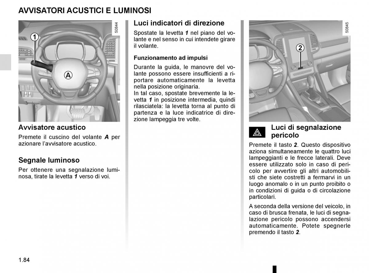 Bedienungsanleitung Renault Koleos II 2 manuale del proprietario / page 90