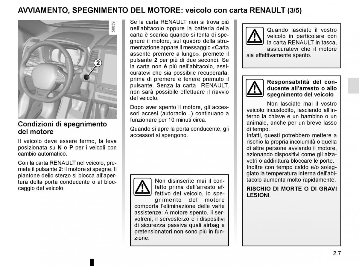 Renault Koleos II 2 manuale del proprietario / page 111