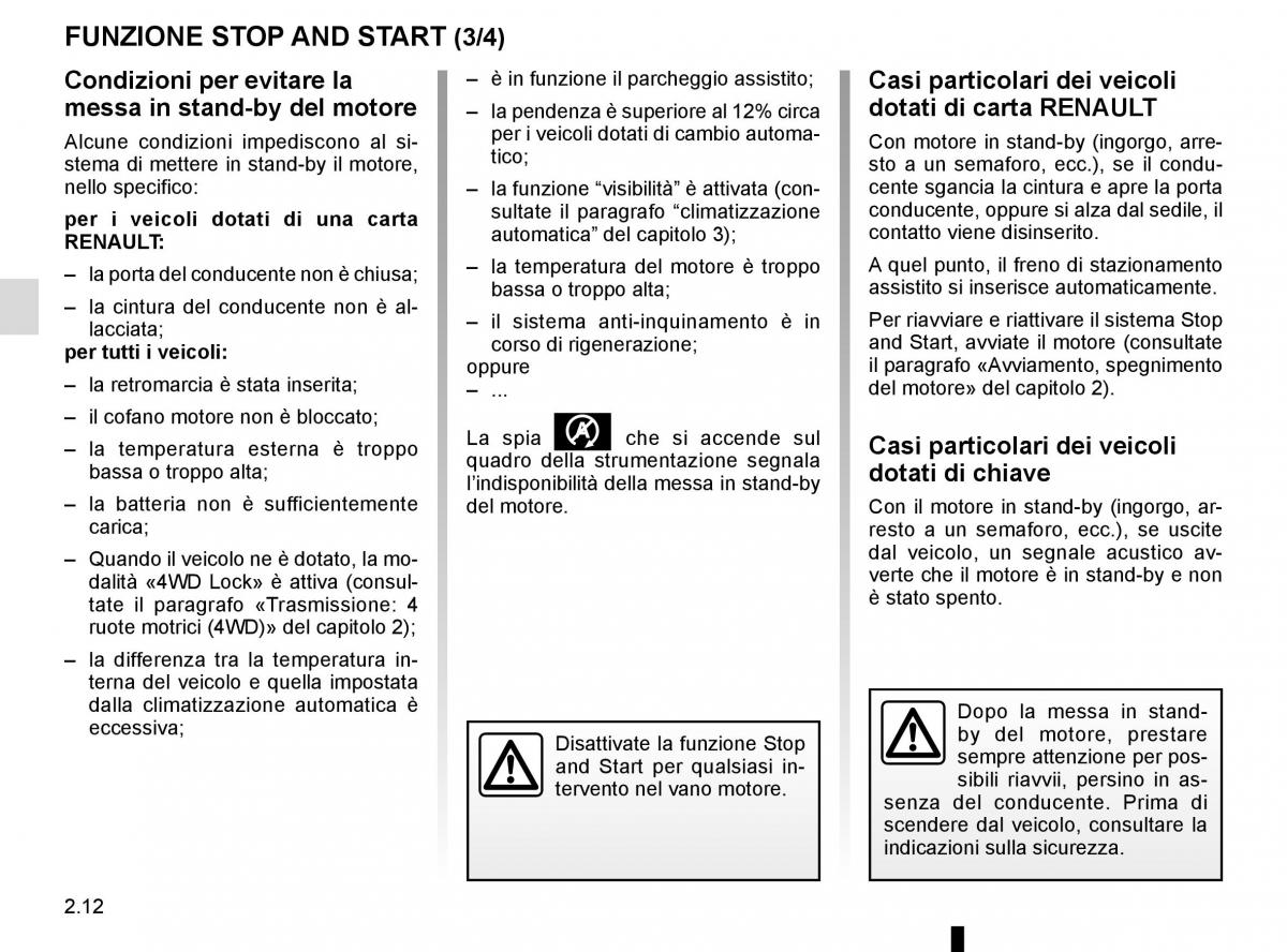 Bedienungsanleitung Renault Koleos II 2 manuale del proprietario / page 116