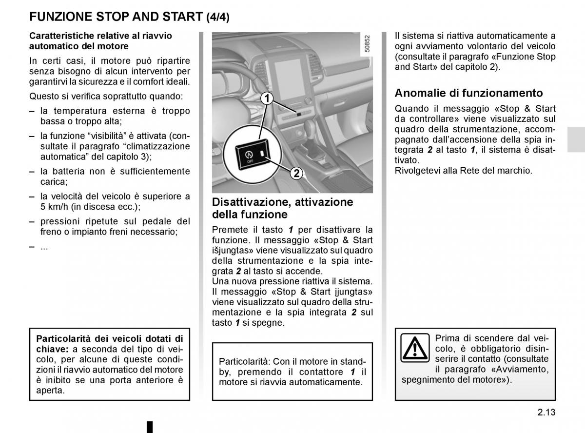 Bedienungsanleitung Renault Koleos II 2 manuale del proprietario / page 117