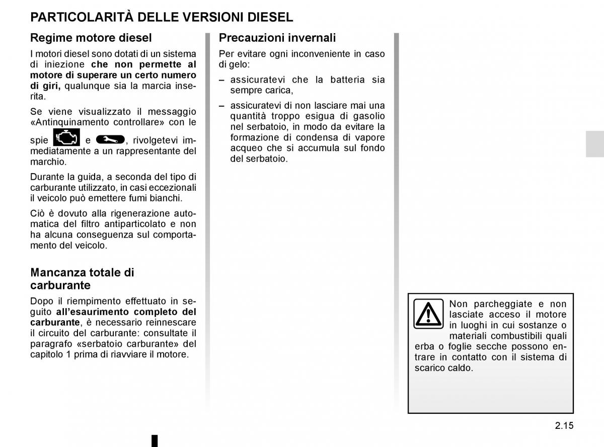 Bedienungsanleitung Renault Koleos II 2 manuale del proprietario / page 119