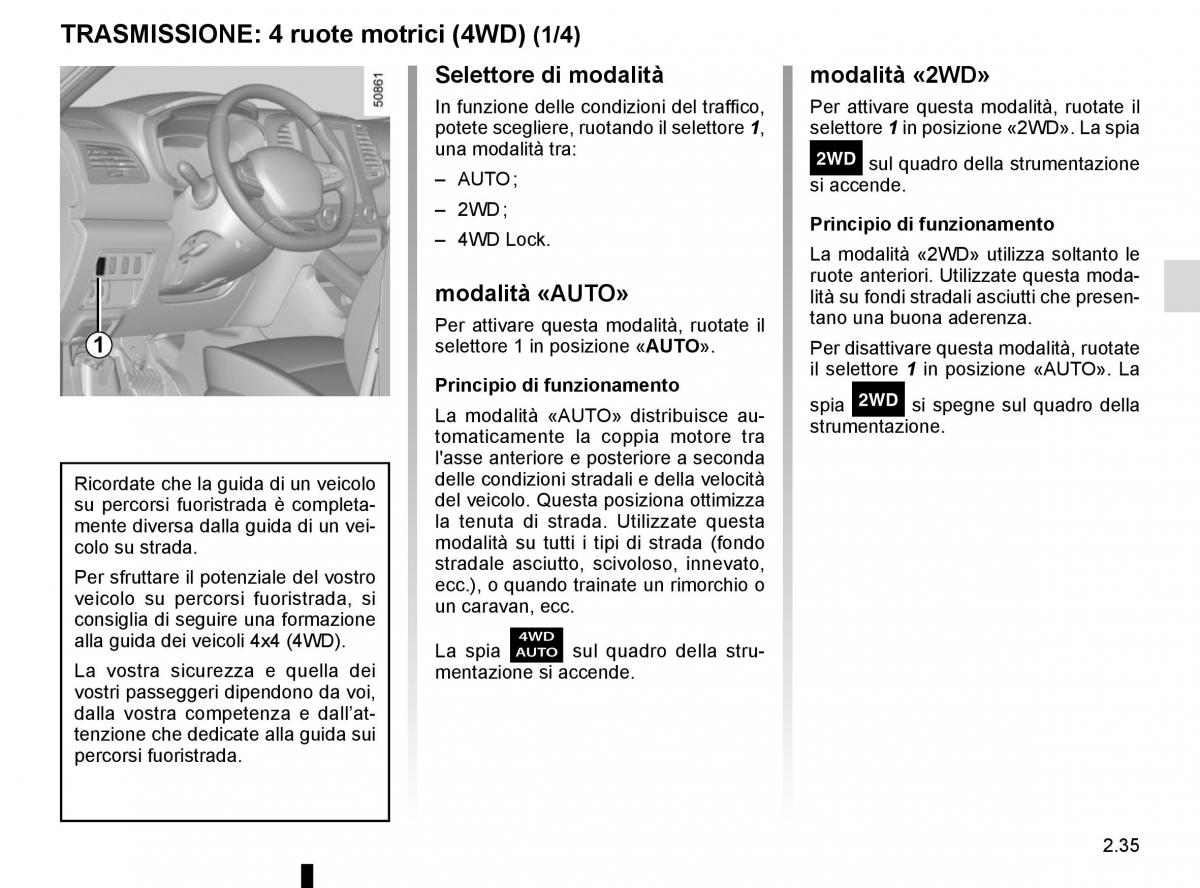 Bedienungsanleitung Renault Koleos II 2 manuale del proprietario / page 139