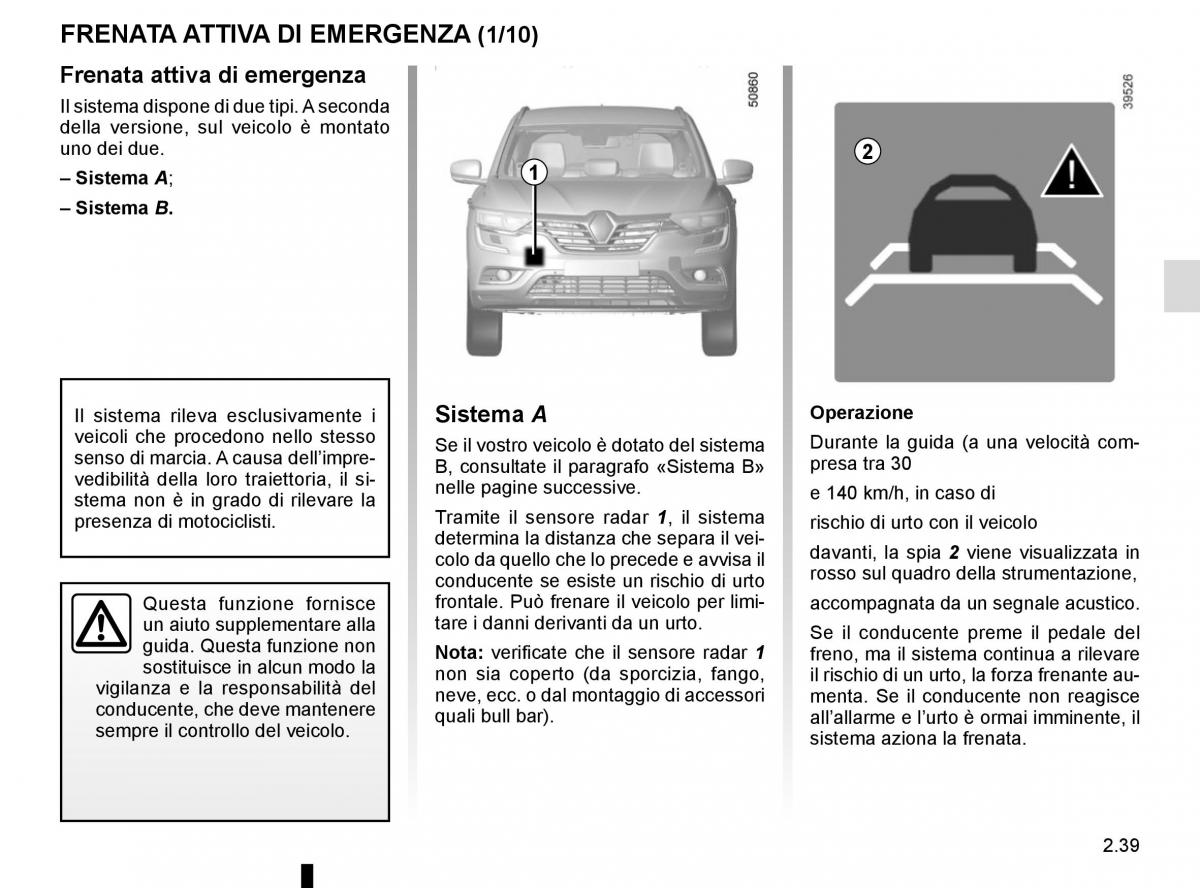 Bedienungsanleitung Renault Koleos II 2 manuale del proprietario / page 143