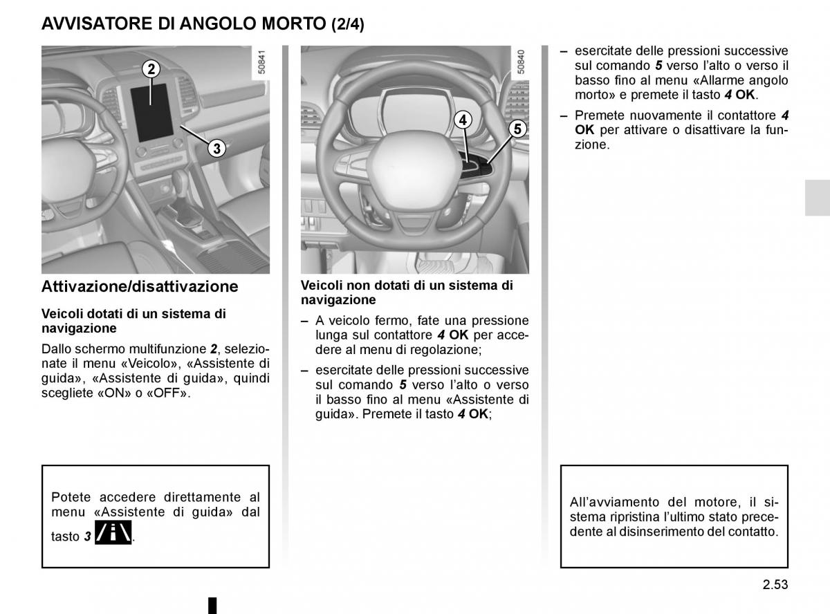 Bedienungsanleitung Renault Koleos II 2 manuale del proprietario / page 157