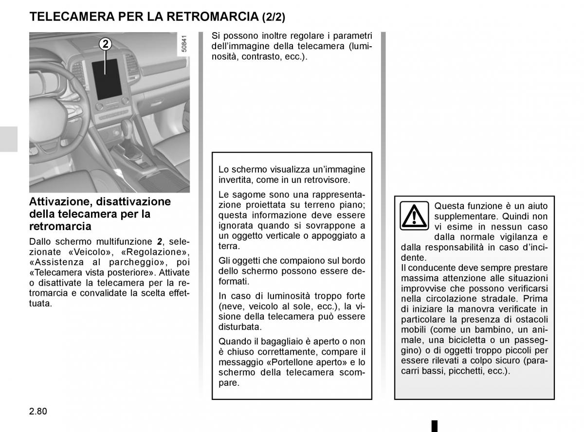 Bedienungsanleitung Renault Koleos II 2 manuale del proprietario / page 184