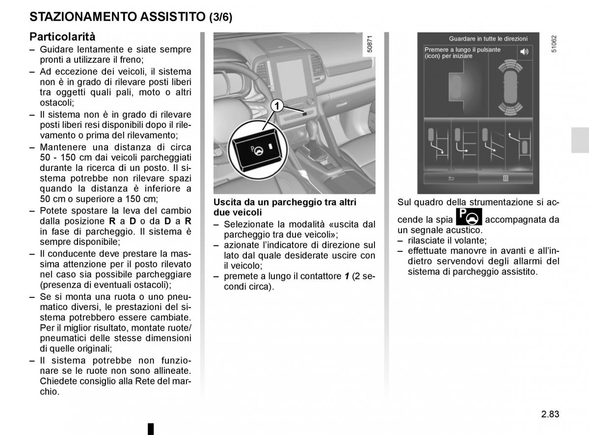 Bedienungsanleitung Renault Koleos II 2 manuale del proprietario / page 187