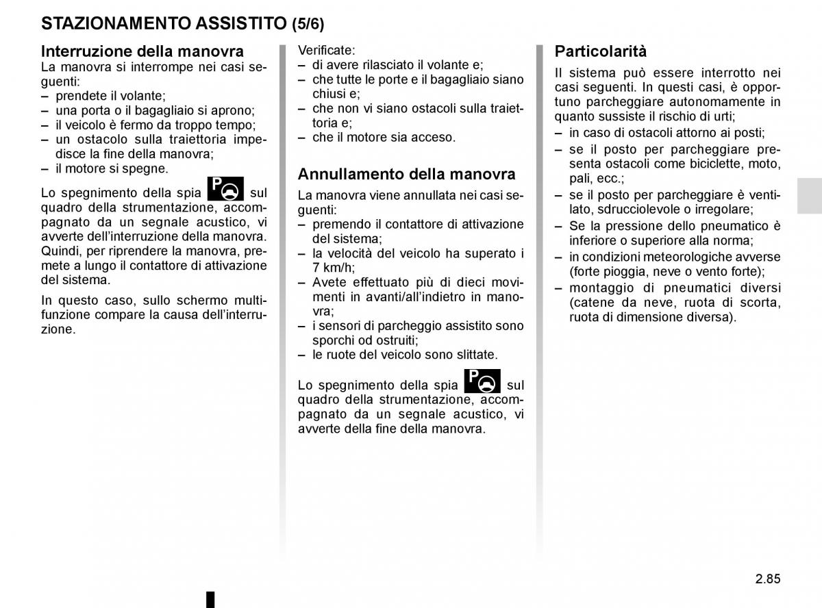 Bedienungsanleitung Renault Koleos II 2 manuale del proprietario / page 189