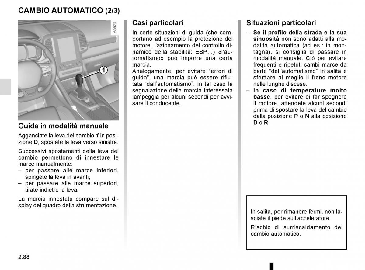 Bedienungsanleitung Renault Koleos II 2 manuale del proprietario / page 192