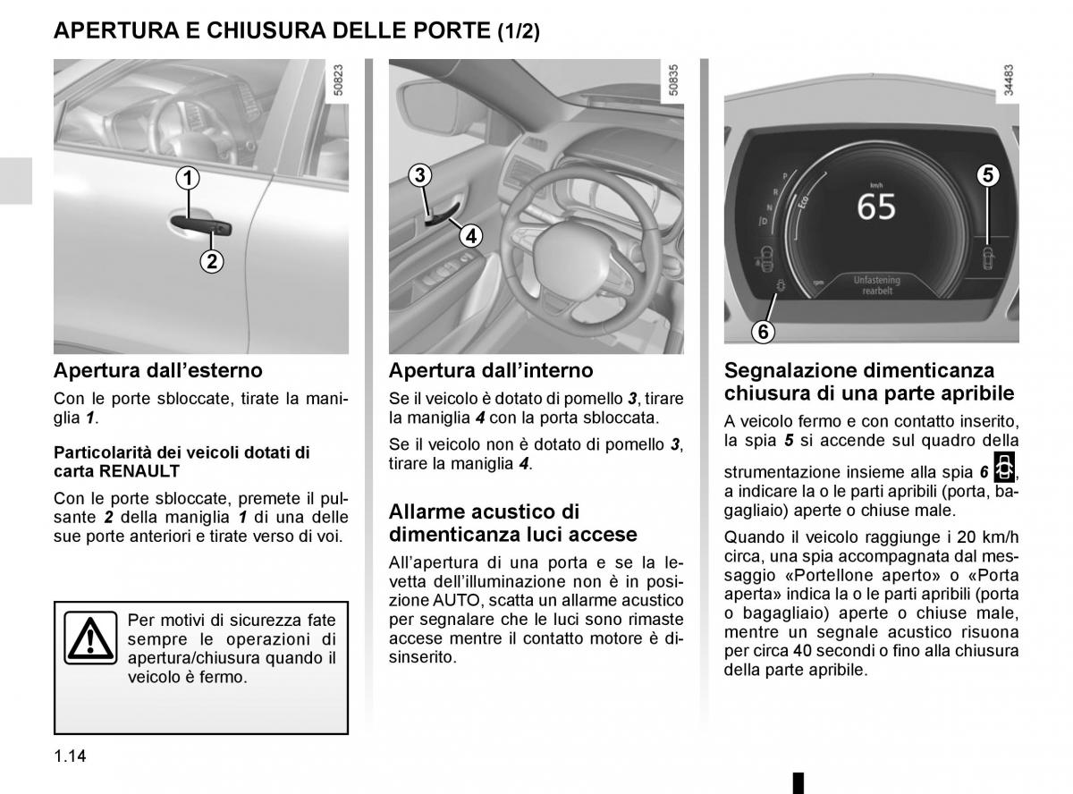 Bedienungsanleitung Renault Koleos II 2 manuale del proprietario / page 20