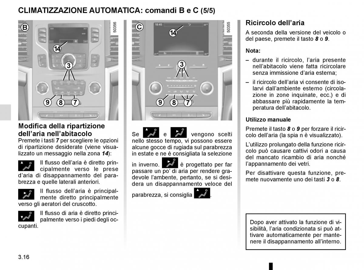 Bedienungsanleitung Renault Koleos II 2 manuale del proprietario / page 210