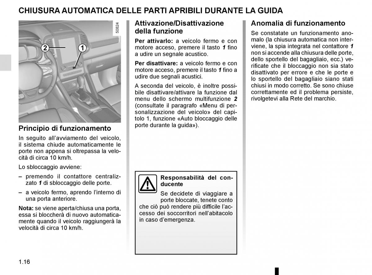 Bedienungsanleitung Renault Koleos II 2 manuale del proprietario / page 22