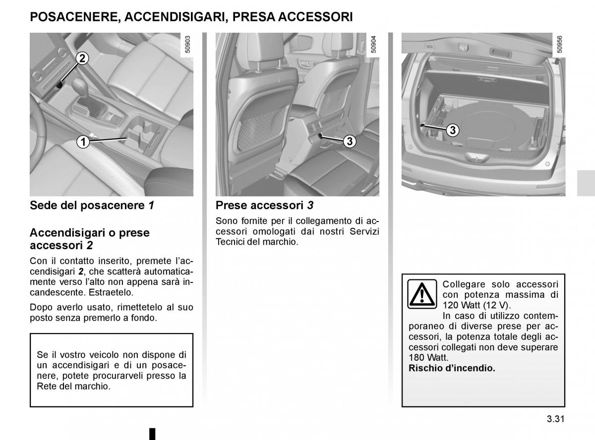 Bedienungsanleitung Renault Koleos II 2 manuale del proprietario / page 225