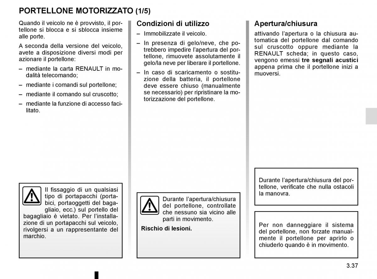 Bedienungsanleitung Renault Koleos II 2 manuale del proprietario / page 231