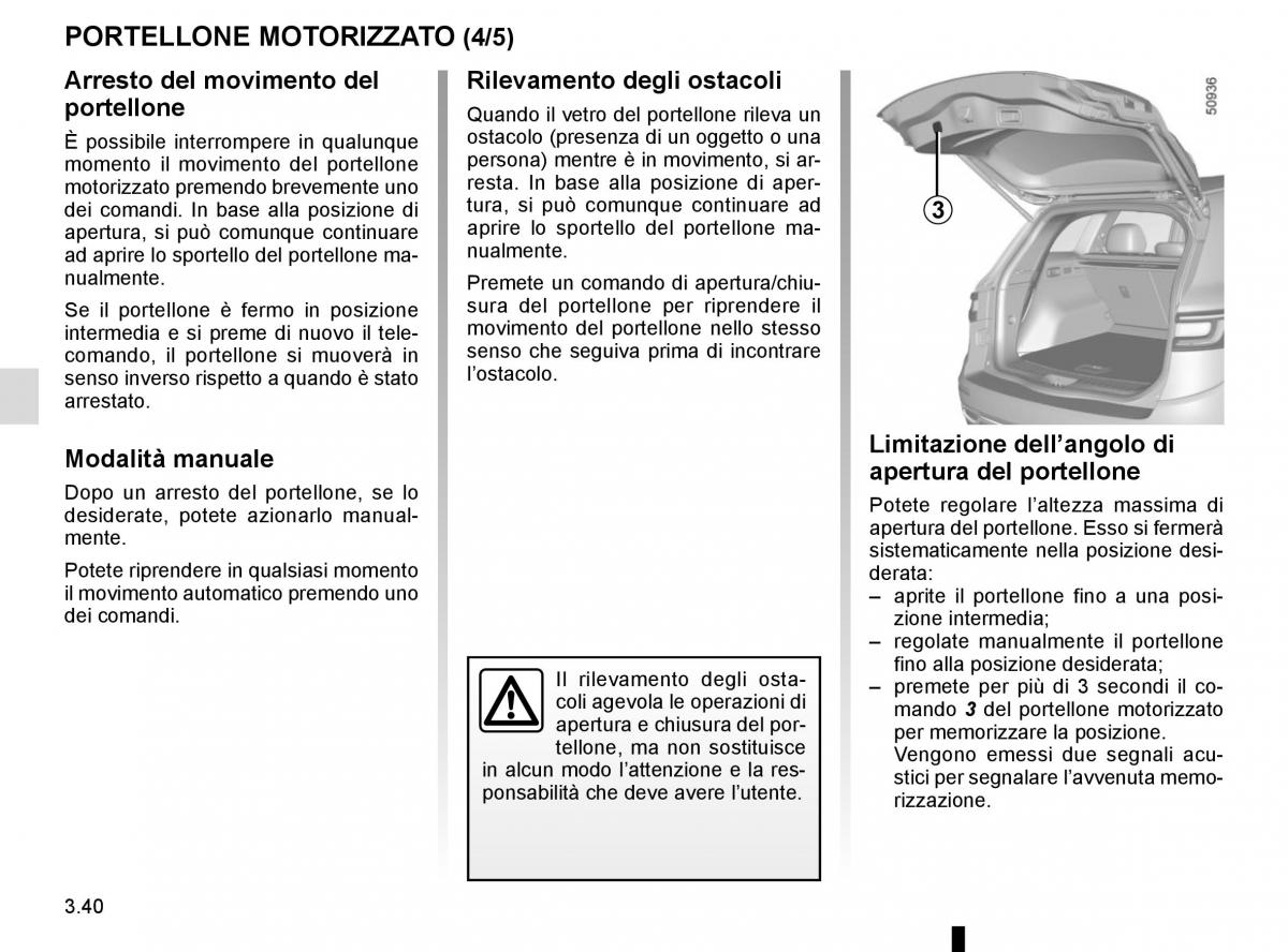 Bedienungsanleitung Renault Koleos II 2 manuale del proprietario / page 234