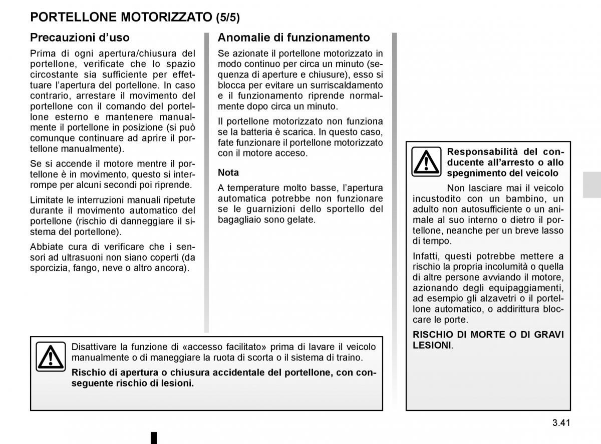 Bedienungsanleitung Renault Koleos II 2 manuale del proprietario / page 235